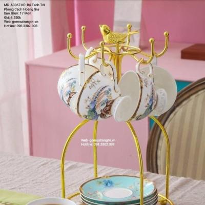 BỘ TÁCH TRÀ PHONG CÁCH HOÀNG GIA